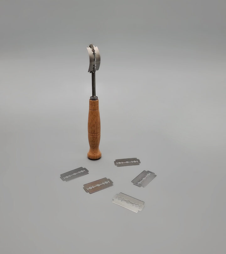 Teigmesser (Baguettemesser) mit austauschbaren Klingen – Bild 2