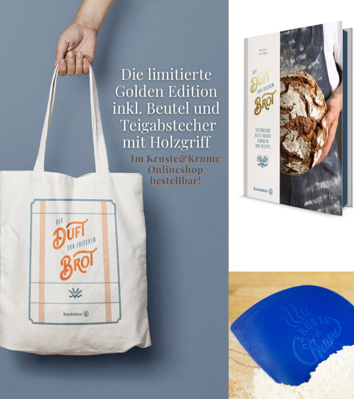 Der Duft von frischem Brot - Limitierte Golden Edition in Stofftasche mit gratis Teigkarte