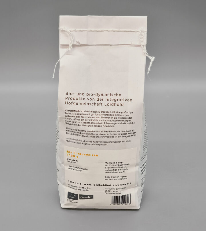 Bio Purpurweizen Korn - Loidholdhof (1kg) – Bild 3