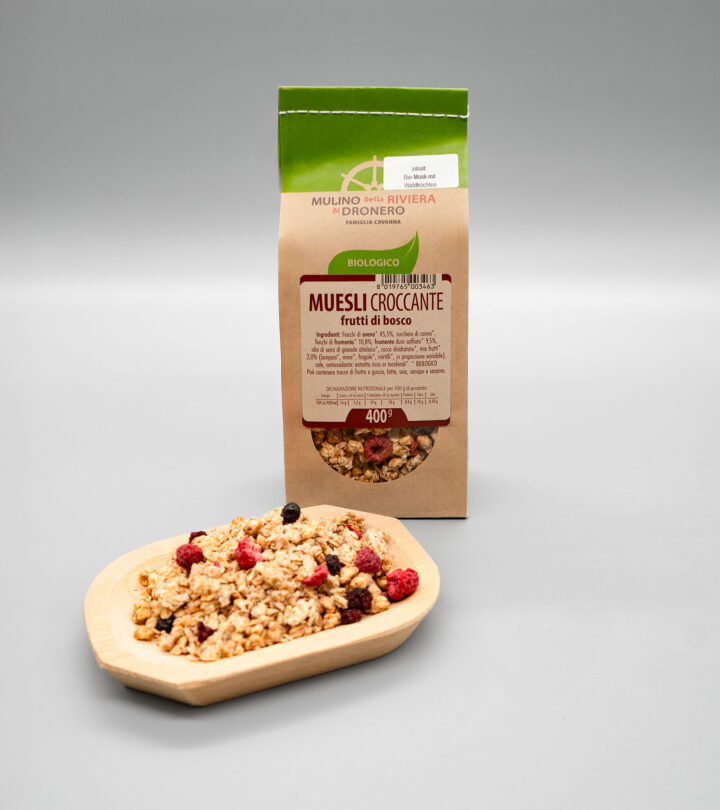 Knuspriges Bio-Müsli mit Waldbeeren  (400g)