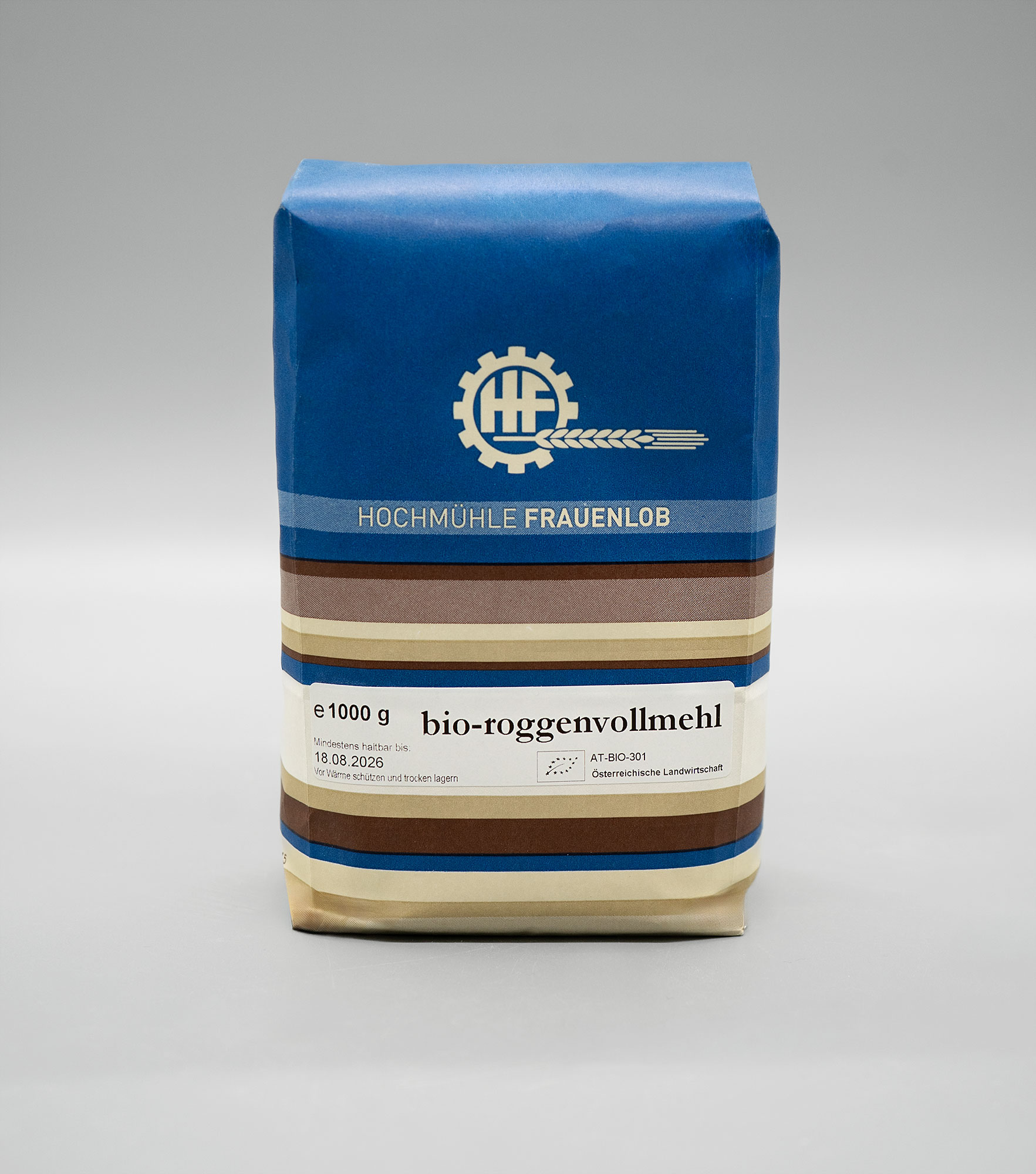 Bio-Roggenvollkornmehl (1kg)<br> Frauenlob Mühle – Bild 4